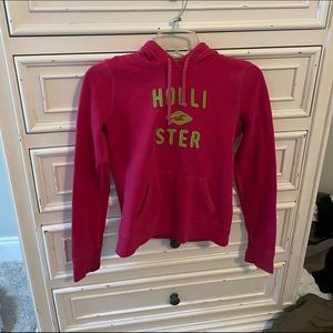 Hollister pink sweatshirt size S